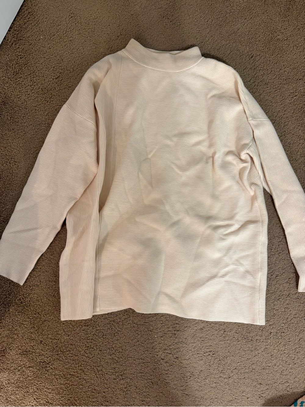 Neutral Ribbed Pullover/Sweater